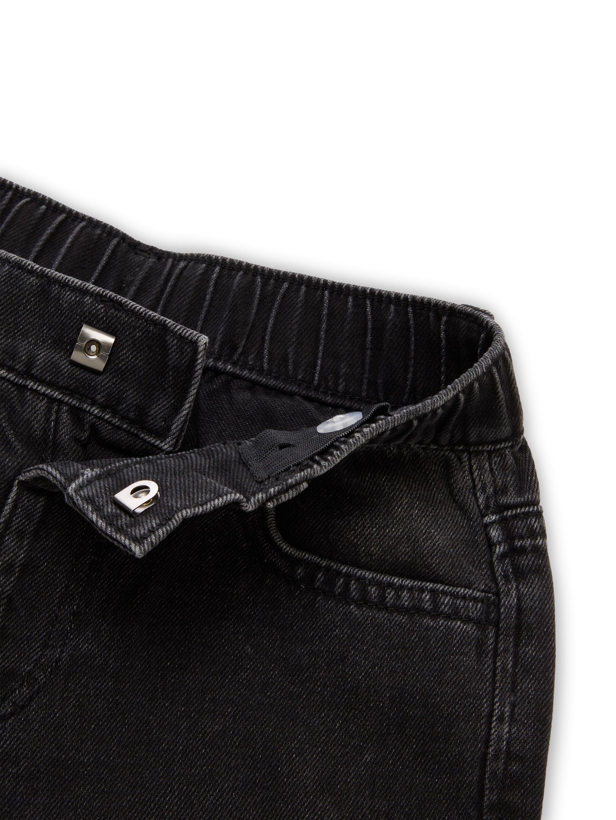 TOM TAILOR Baggy Jeans in Zwart