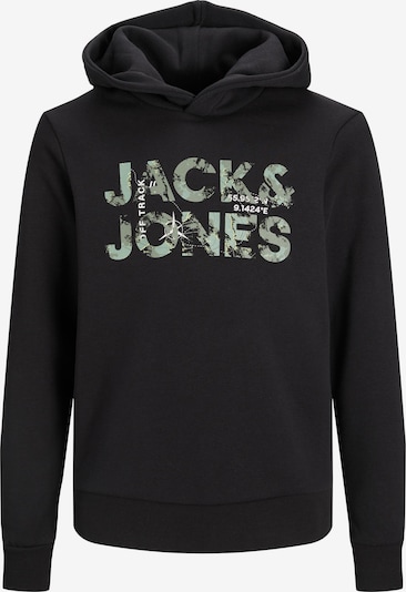 Jack & Jones Junior Sweatshirt 'Tech' in Pastel yellow / Green / Black / White, Item view