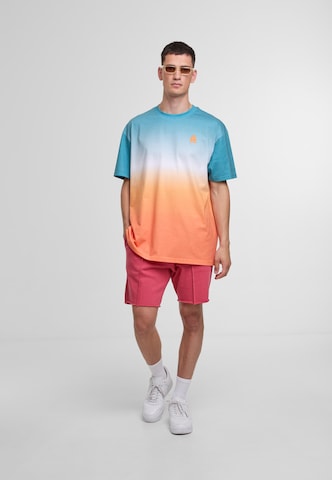 Regular Pantalon 'Wave' Just Rhyse en rouge