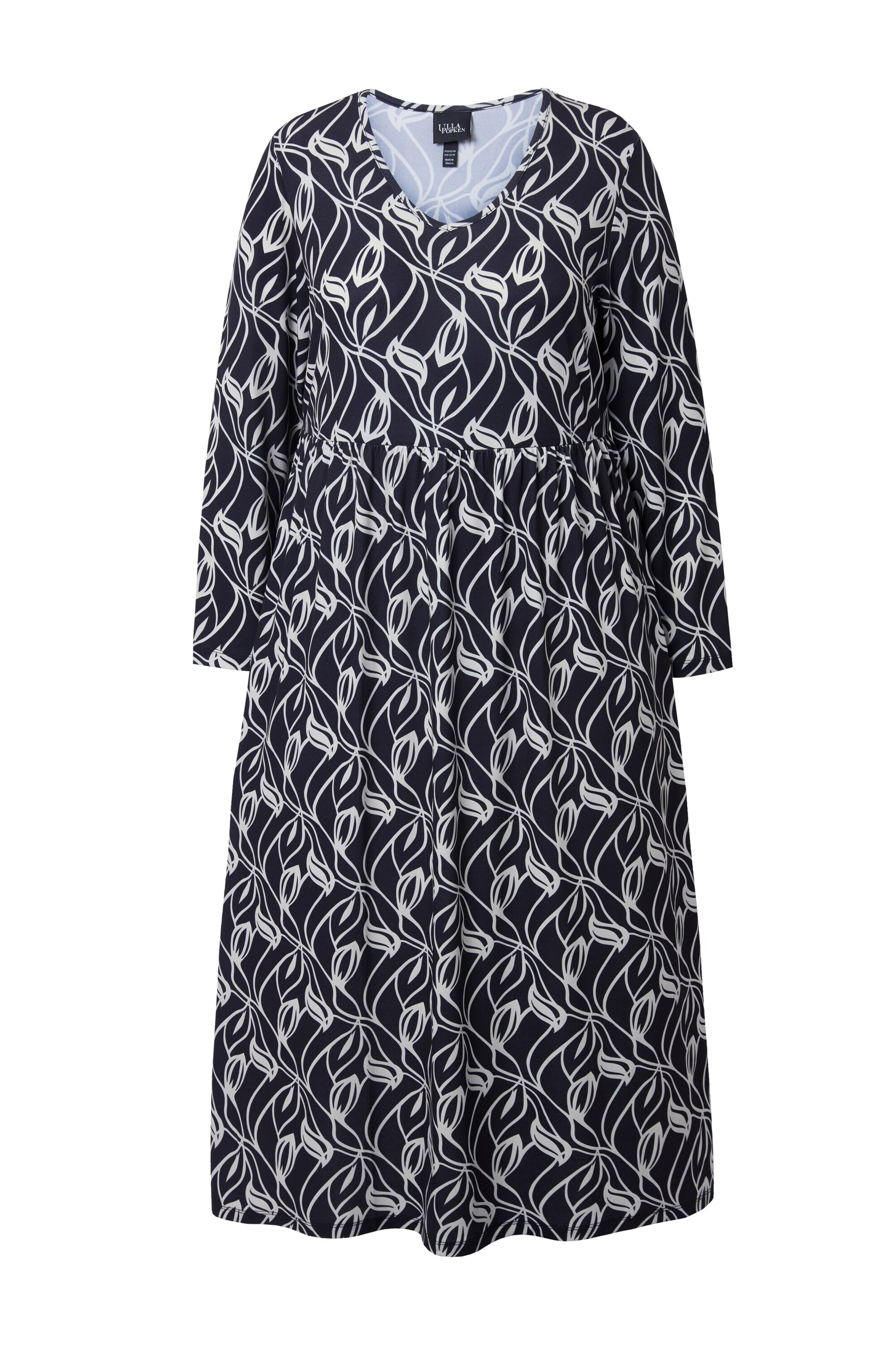 Ulla Popken Jurk in Zwart: voorkant