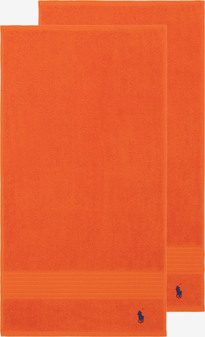 Ralph Lauren Home Towel 'Polo Player' in Orange: front