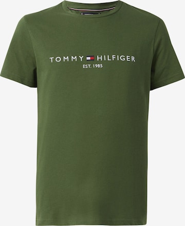 TOMMY HILFIGER T-Shirt in Grün: Vorderseite