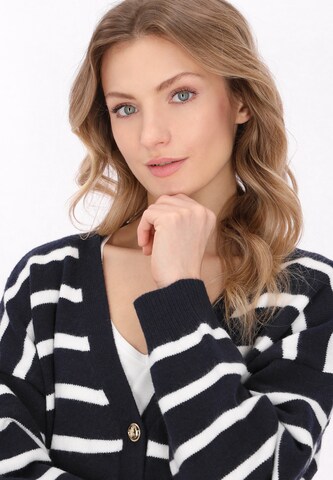 Cardigan 'Classic Look' DreiMaster Maritim en bleu