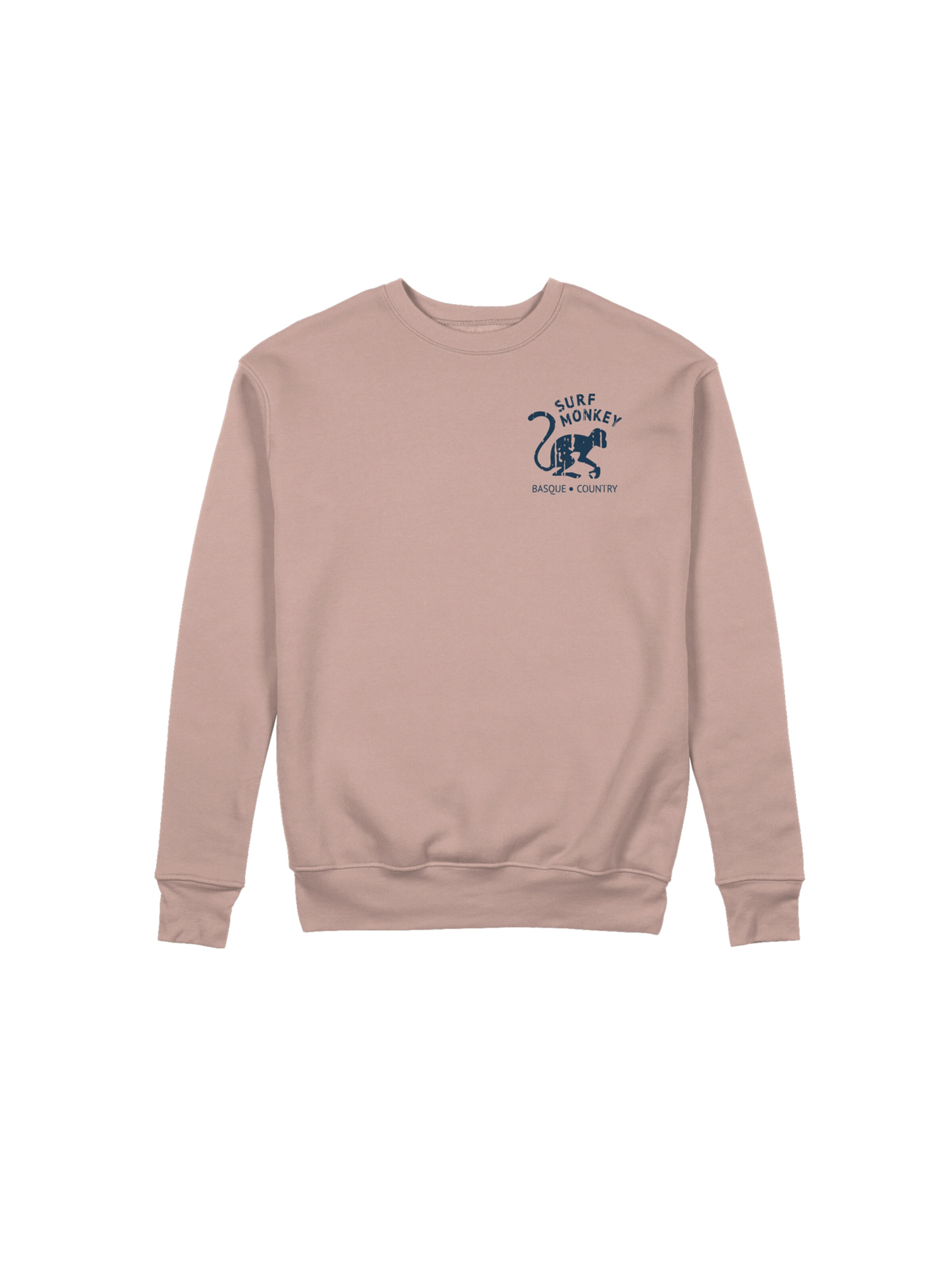 Sweat-shirt 'Rette das Ozean' Surf Monkey en beige