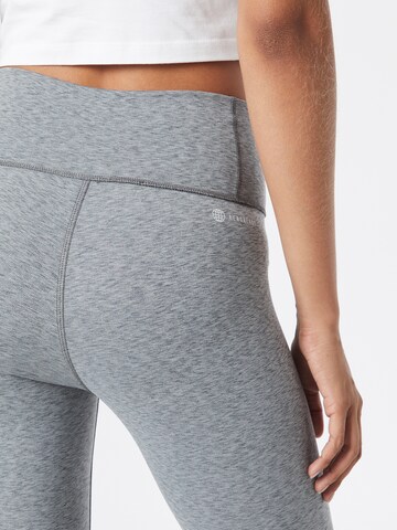 ADIDAS SPORTSWEAR Skinny Workout Pants 'Optime' in Grey