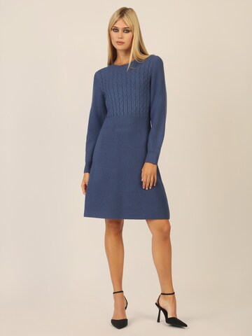 APART Knitted dress in Blue