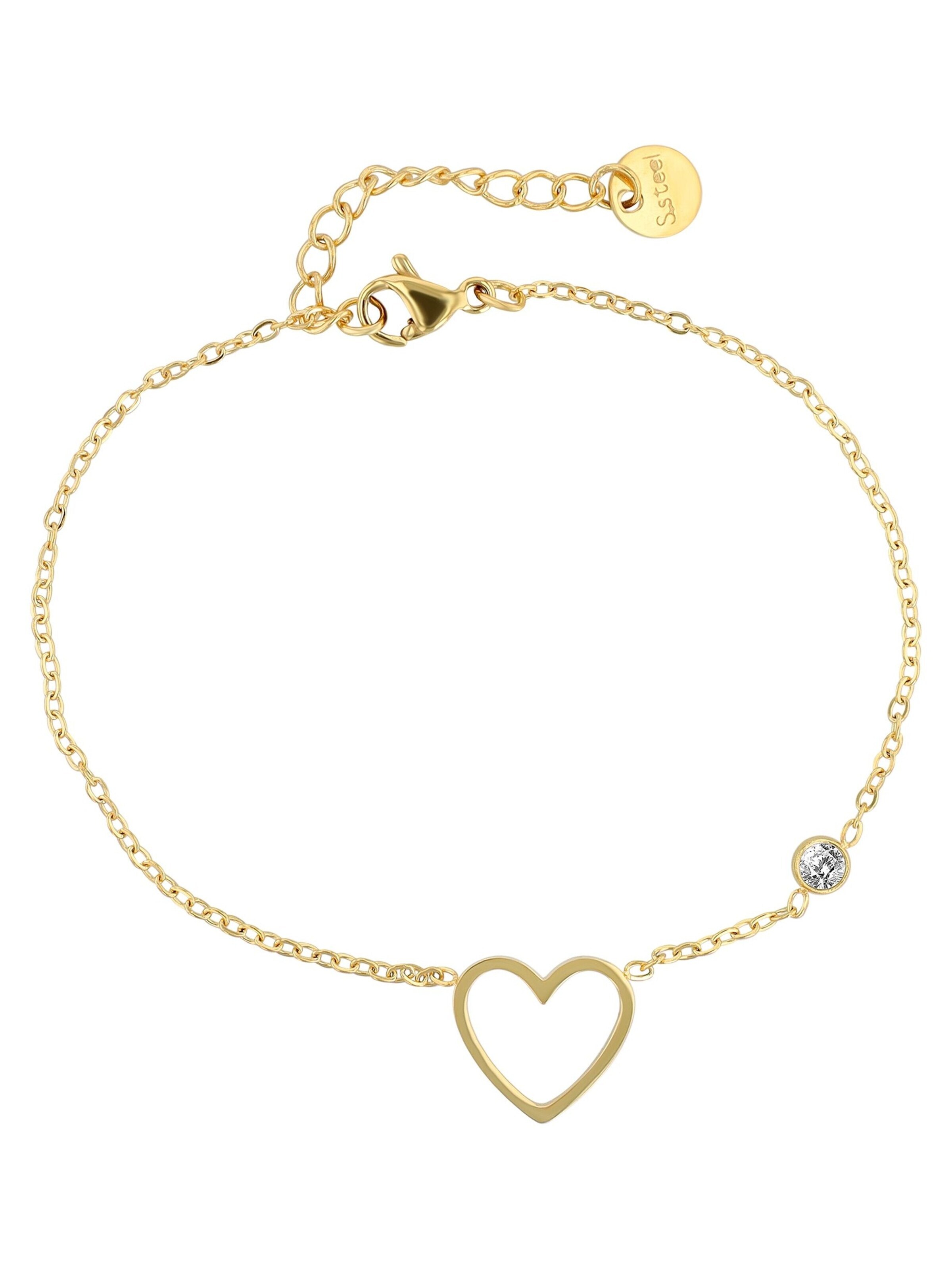 Akzent Armband 'Anjul'‌‌‌‌‌‌ in Gold: Vorderseite