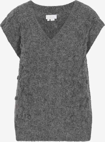 Pull-over usha WHITE LABEL en gris : devant