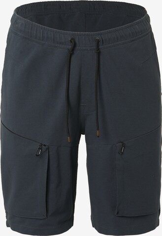 No Excess Regular Cargo Pants in Blue: front