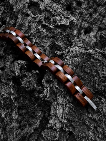 Holzwerk - Pulsera 'LEHMSEE' en marrón