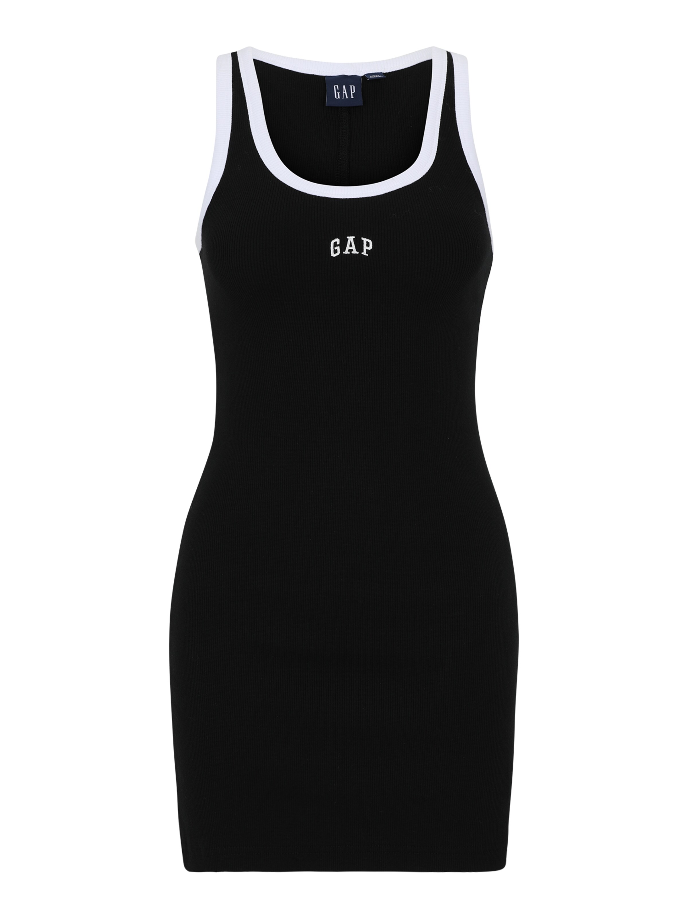 Gap Petite Vestido en negro / offwhite, Vista del producto