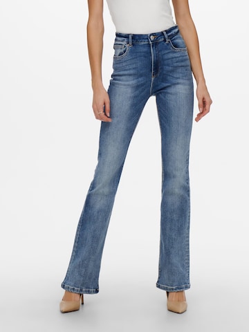 ONLY Boot cut Jeans 'Mila' in Blue: front