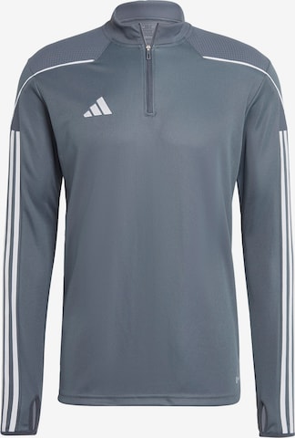 Felpa sportiva di ADIDAS PERFORMANCE in grigio: frontale