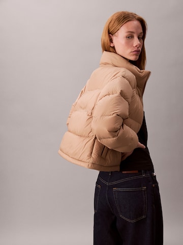 Giacca di mezza stagione di Calvin Klein Jeans in marrone