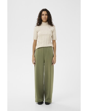 InWear Wide Leg Hose 'Gincette' in Grün