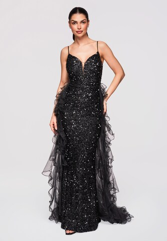 Robe de soirée Ombre en noir