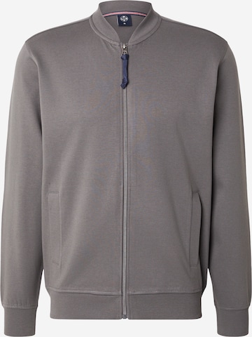 LERROS Sweatjacke in Grau: Vorderseite