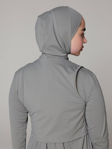 SIYA Swimwear T-shirt Swimsuit 'Hijab' in Grey
