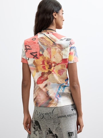 Tricou de la Desigual pe portocaliu