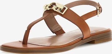 Séparateur d'orteils 'RAMIRY' GUESS en marron : devant