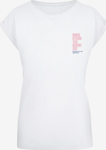 Merchcode T-Shirt 'Lewis Capaldi - Tour' in Weiß: predná strana