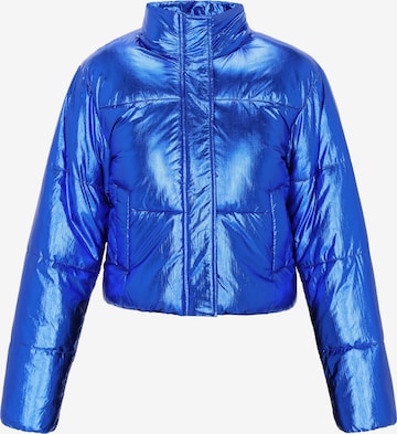 faina Демисезонная куртка в Синий: спереди