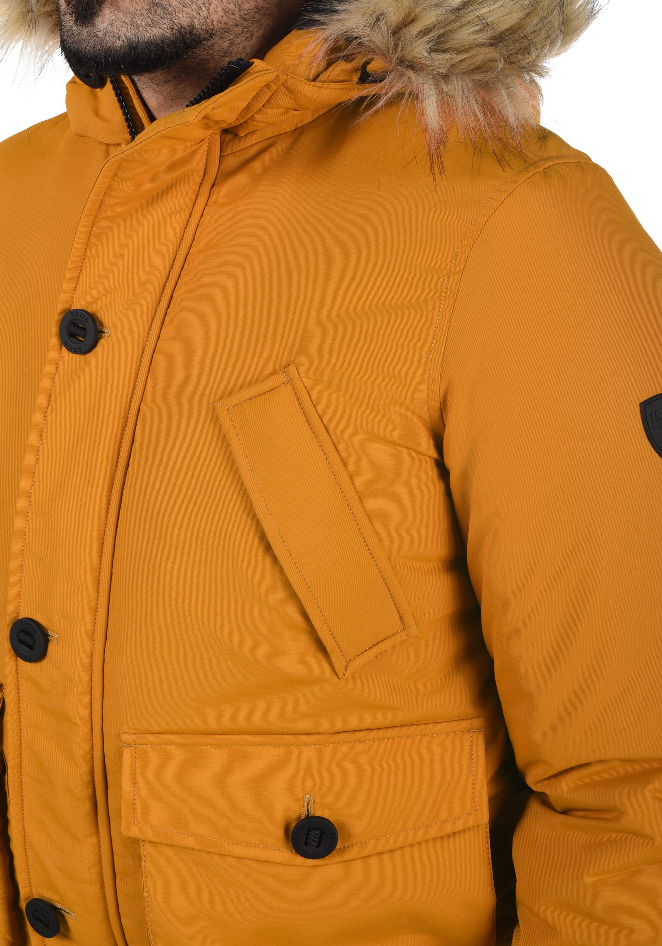 !Solid - Chaqueta de invierno 'Frio' en naranja
