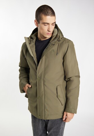 TUFFSKULL Weatherproof jacket 'Revend' in Brown: front