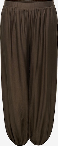 Pantalon 'CARCamille' ONLY Carmakoma en marron : devant