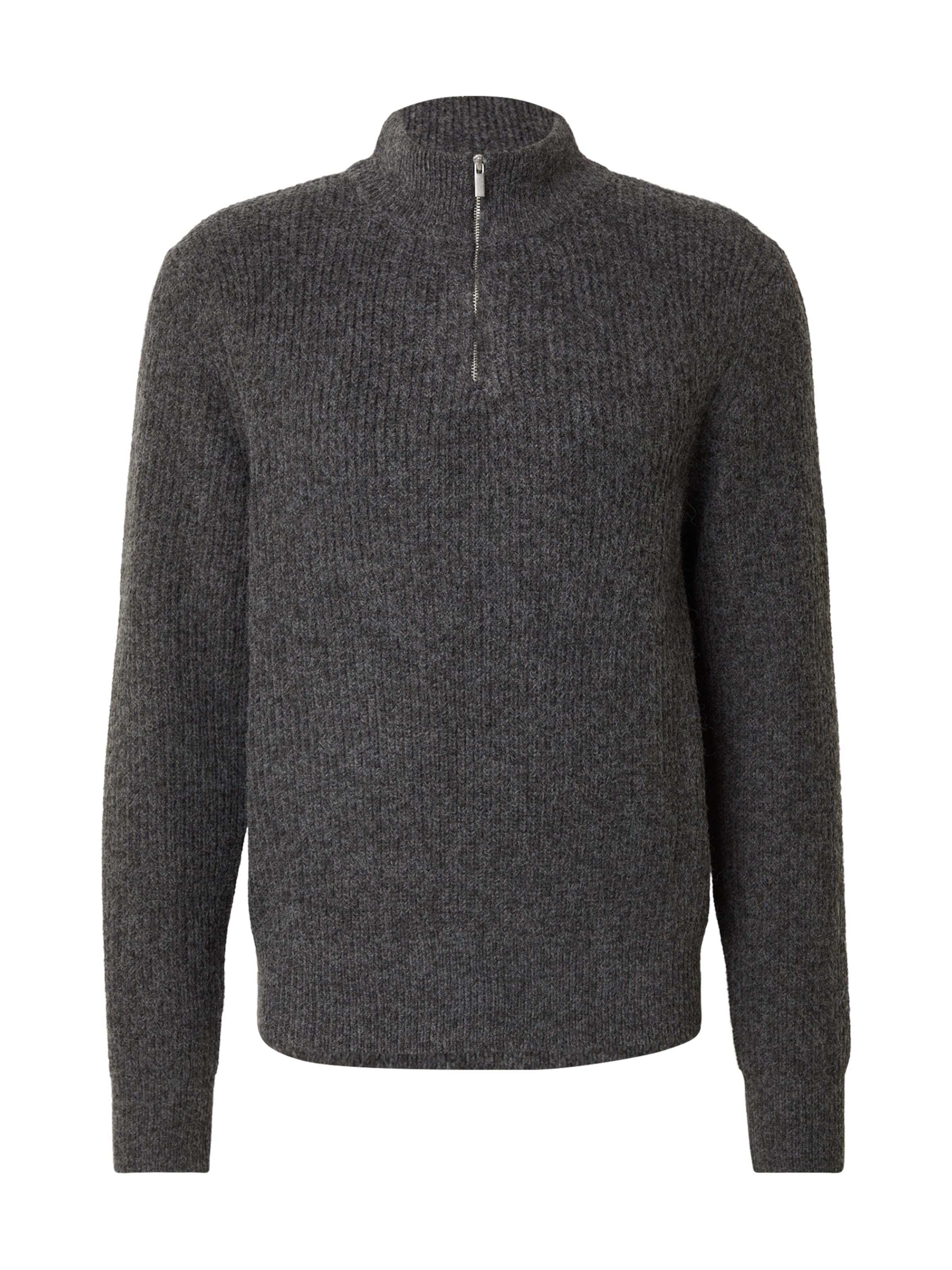 DAN FOX APPAREL Sweater 'Gabriel' in Grey: front