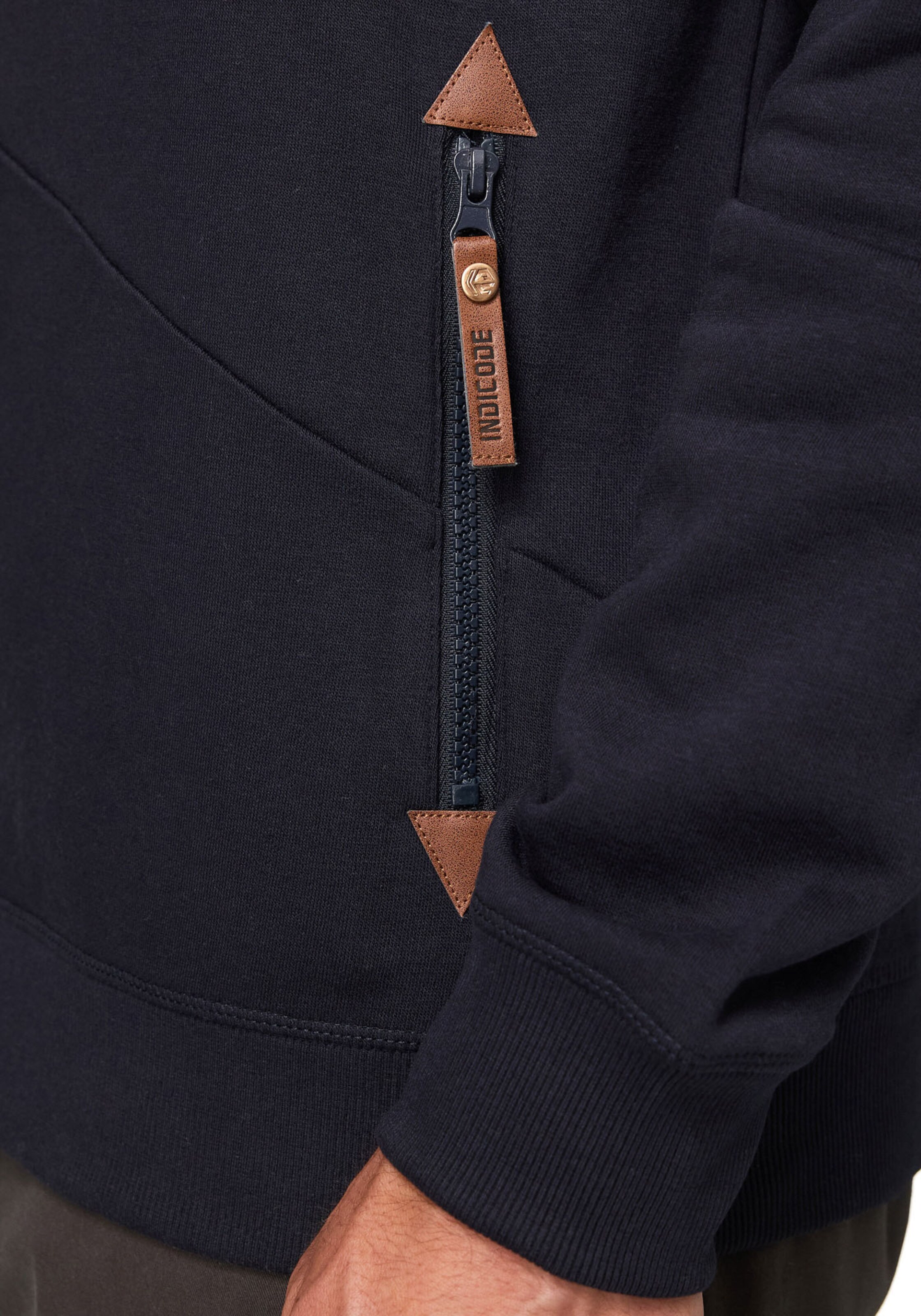 INDICODE JEANS Sweatshirt in Blue