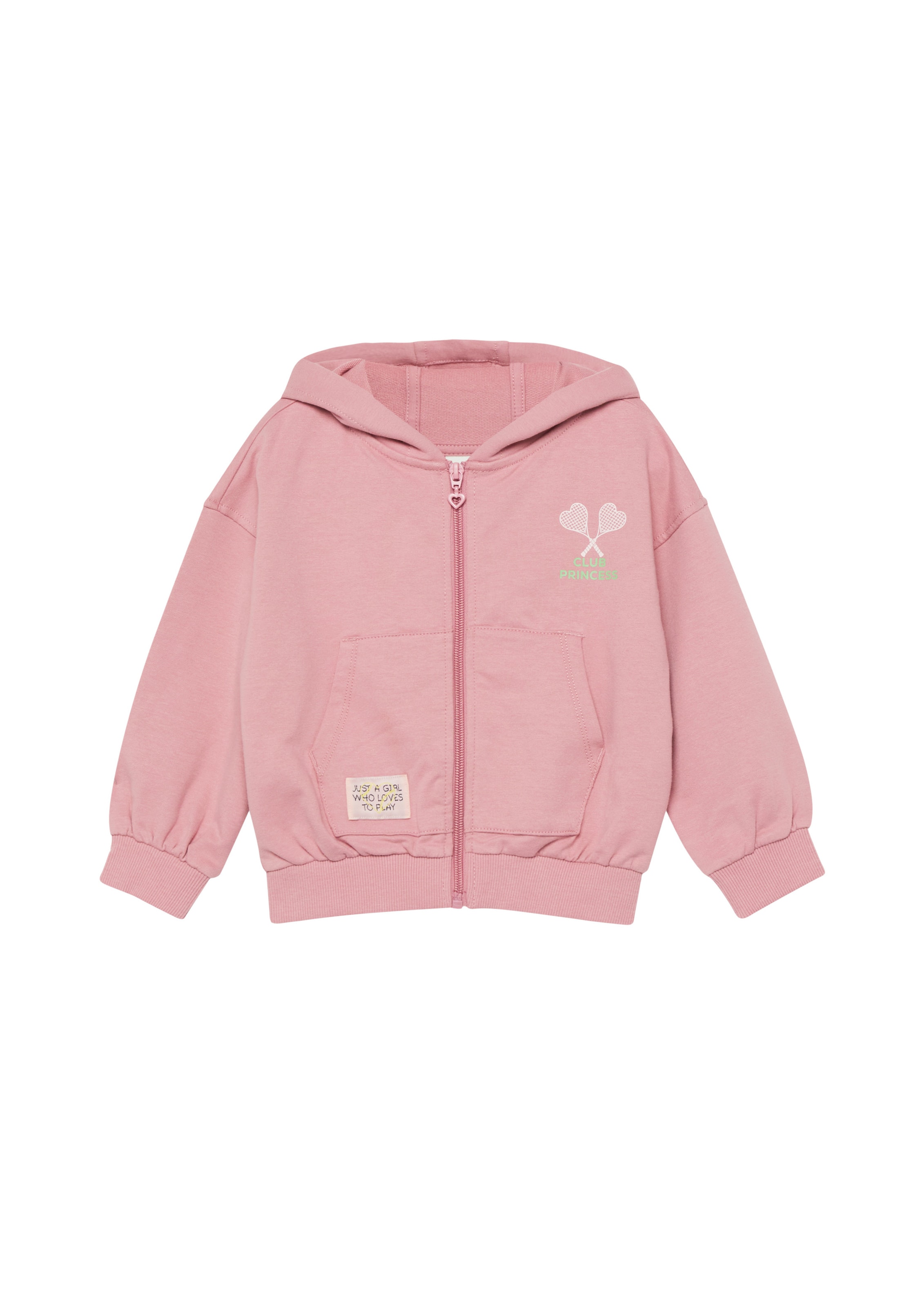 s.Oliver Sweat jacket in Pink: front