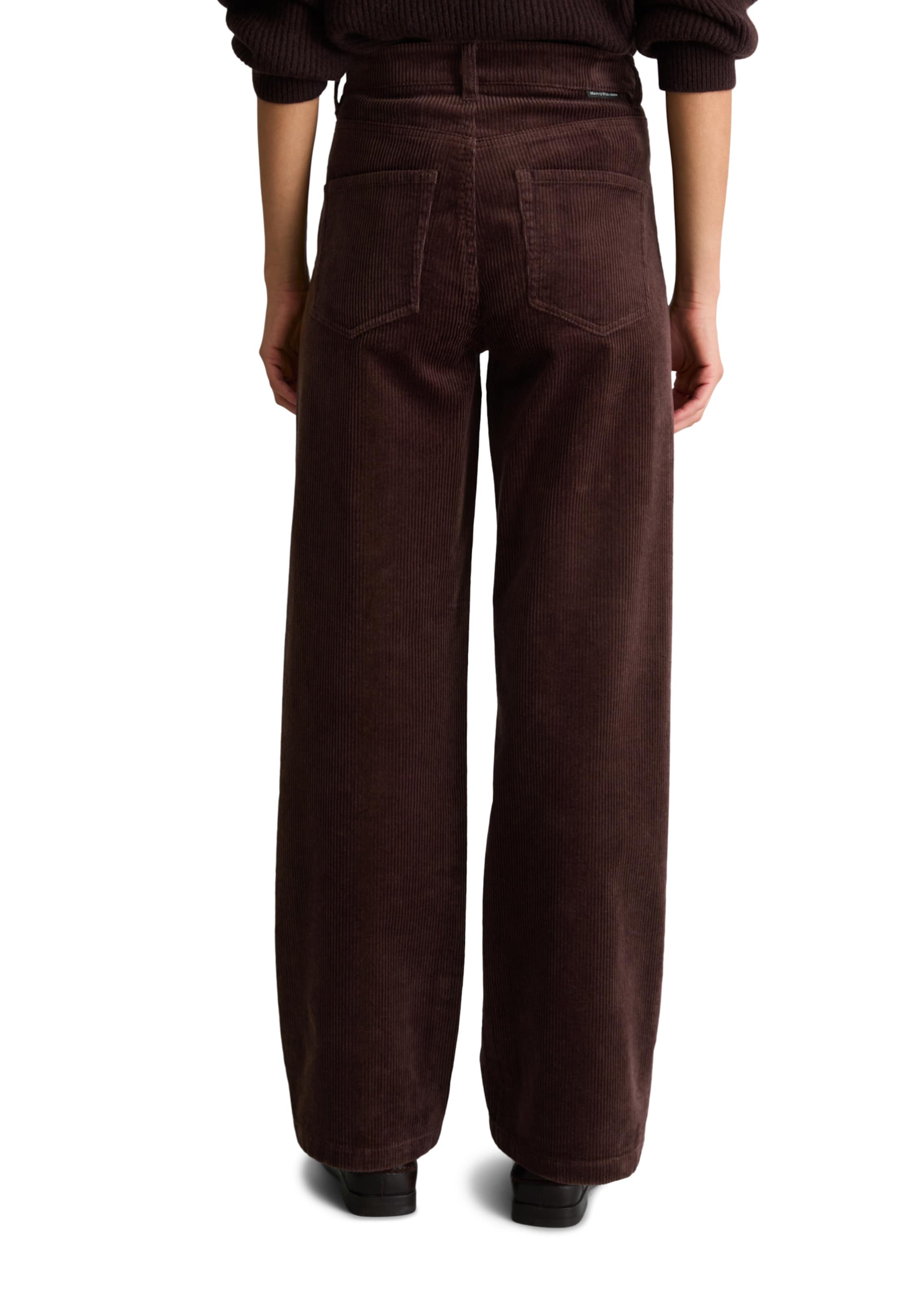 Wide Leg Pantalon 'Tomma' Marc O'Polo DENIM en marron