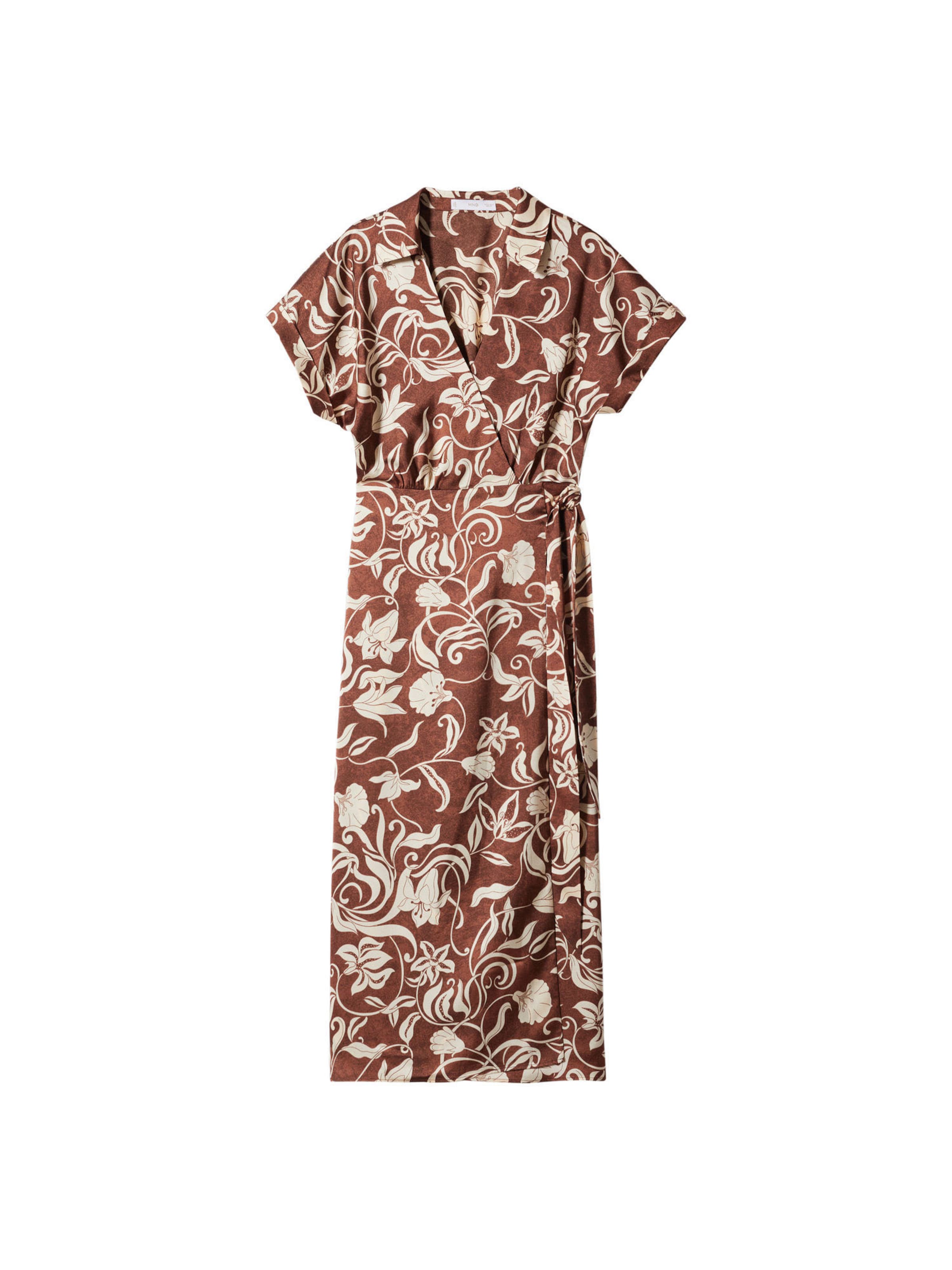 Robe marron mango hotsell