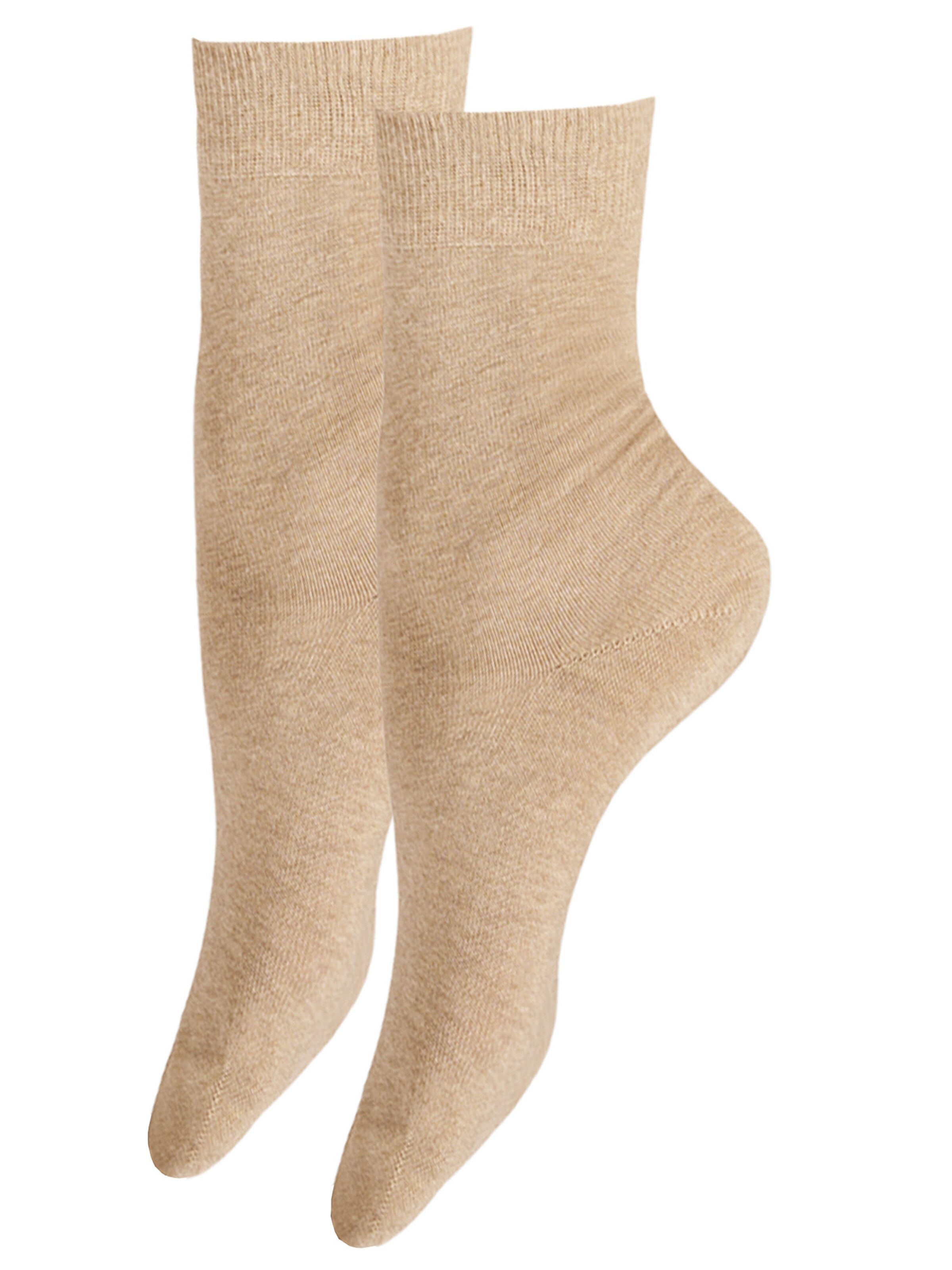 Hudson Socken in Beige: Vorderseite