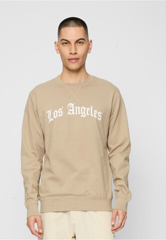 MT Men Sweatshirt in Beige: voorkant