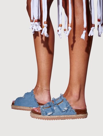 Zoccoletto di South Beach in blu