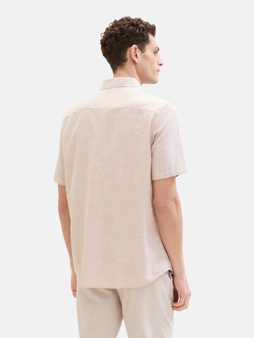 Coupe regular Chemise TOM TAILOR en beige