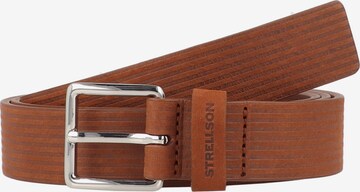 STRELLSON Belt in Brown: front