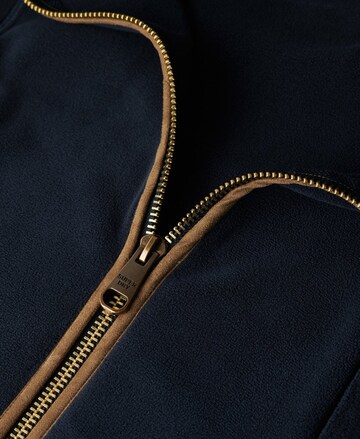 Superdry Fleece jas 'Estate' in Blauw