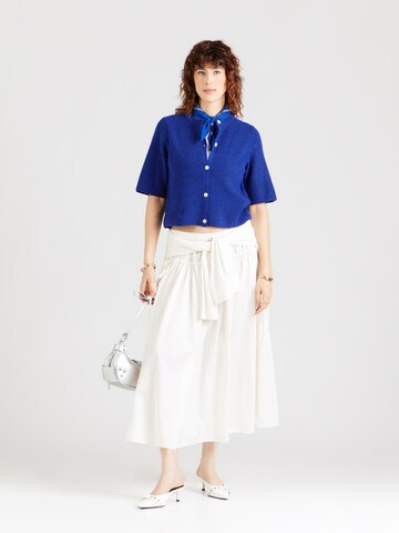 PIECES Gebreid vest 'PCSILLY' in Blauw