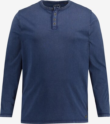 JP1880 Shirt in Blauw: voorkant