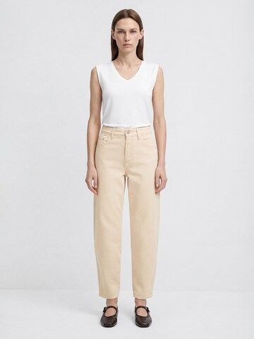 Mavi Loose fit Jeans 'Leila' in Beige: front