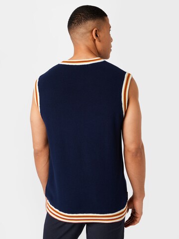 Iriedaily Sweater Vest 'Finley' in Blue