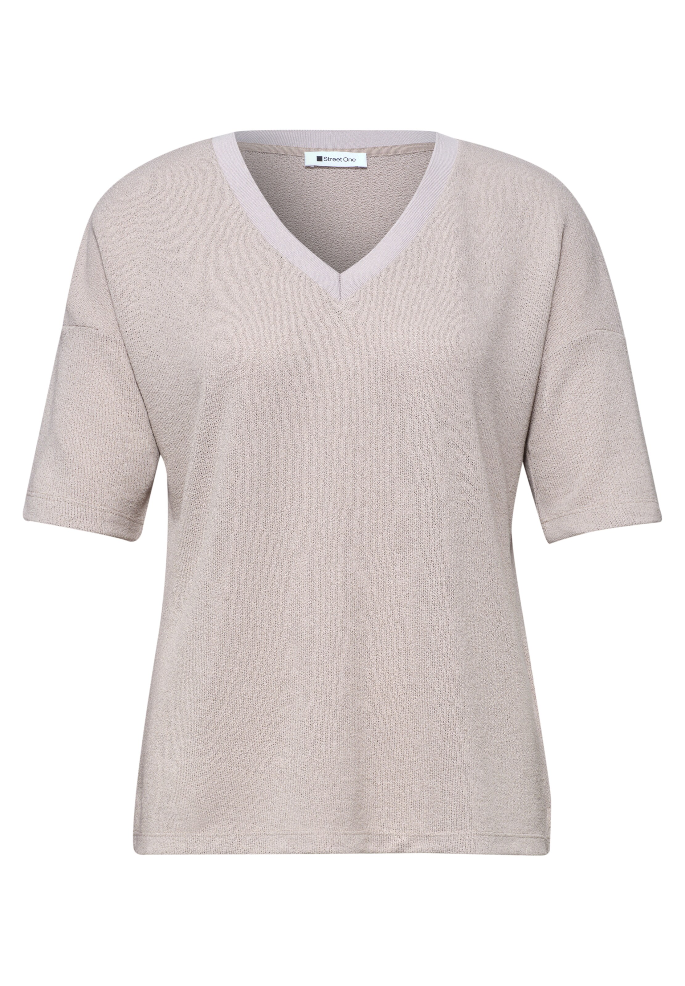 STREET ONE Shirt in Beige: Vorderseite