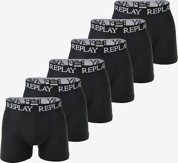 REPLAY Boxer shorts in Black: front