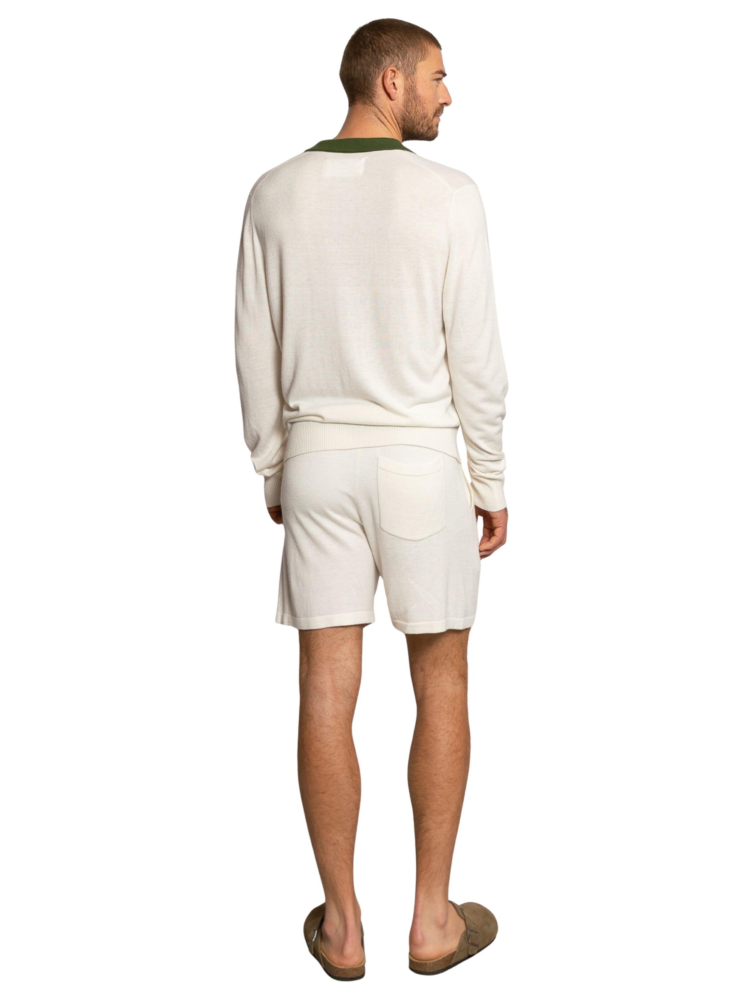 Pyjama court 'Bamboo' LDB en blanc