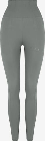 évasé Pantalon de sport ' Nilay ' Born Living Yoga en vert : devant