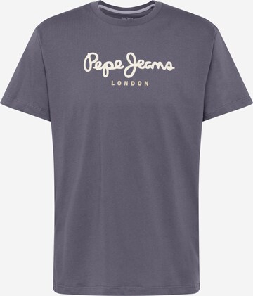 Pepe Jeans - Camiseta 'EGGO' en gris: frente