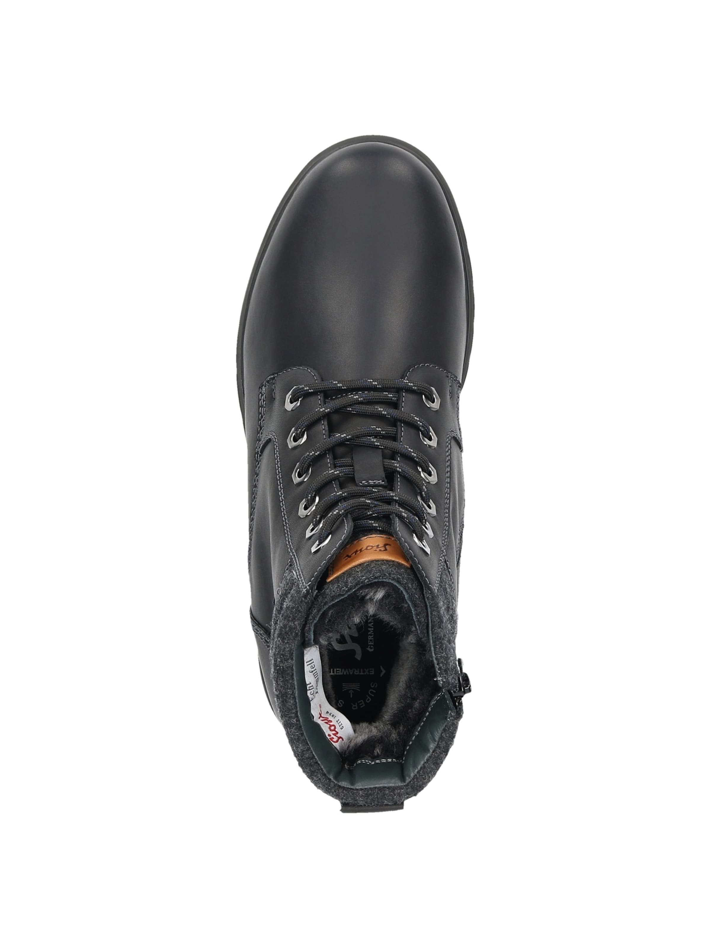 SIOUX Lace-Up Boots ' Mornay' in Black